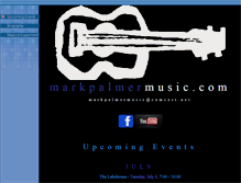Tablet Screenshot of markpalmermusic.com